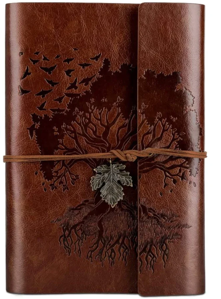 carnet de voyage en cuir